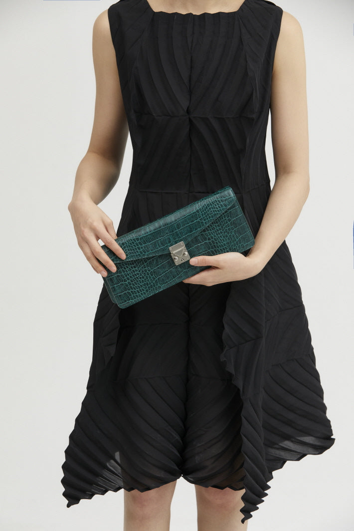 JANEPAIK SEOUL﻿ - Clutch R Emerald Green, buy at DOORS NYC