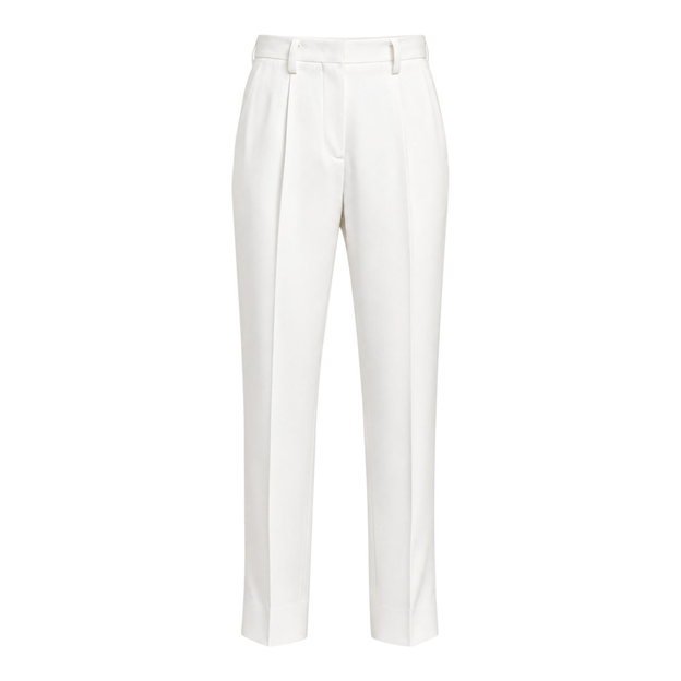 Straight Trousers | White