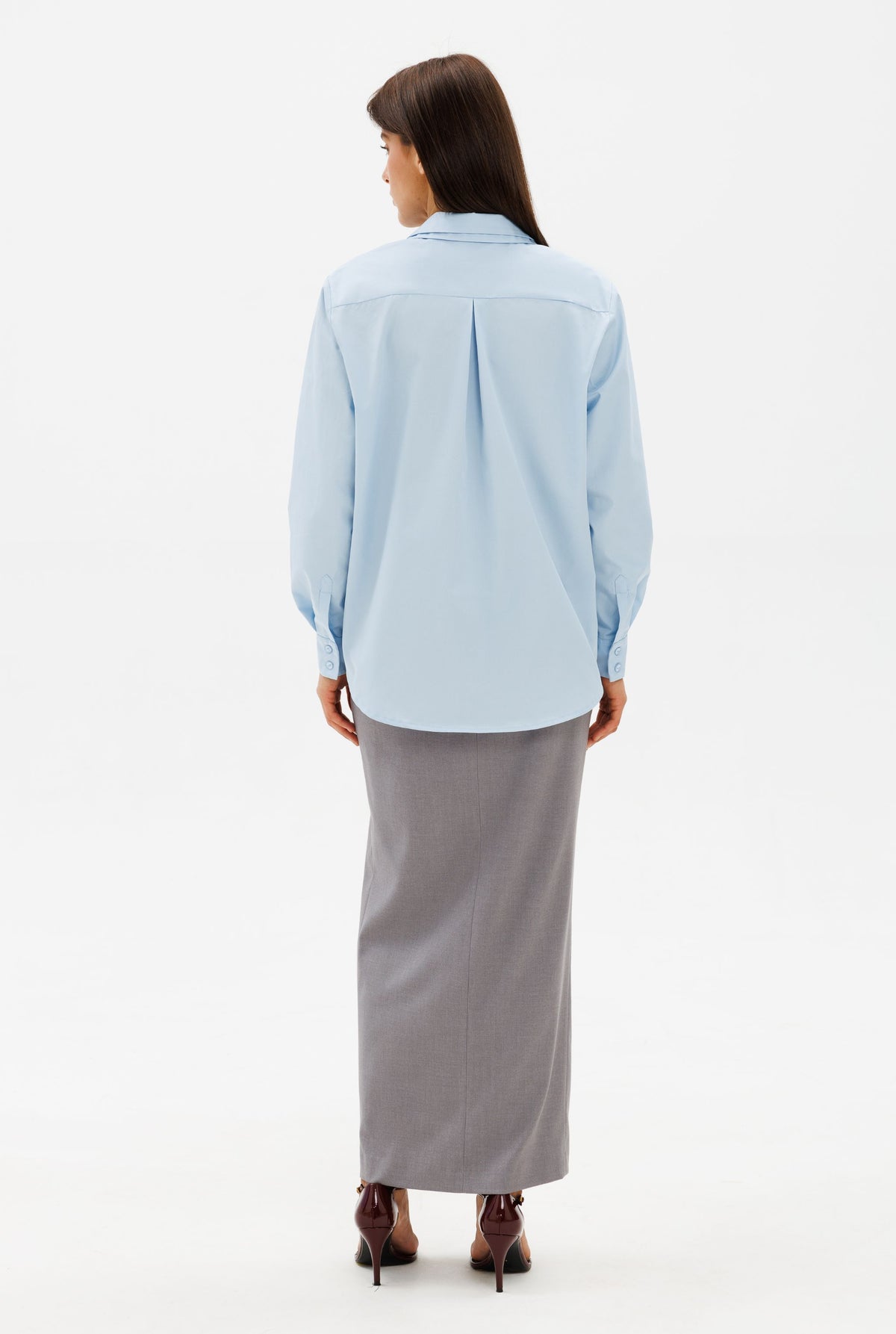 DAR ANN STUDIO - DUNE Shirt | Light Blue, buy at DOORS NYC