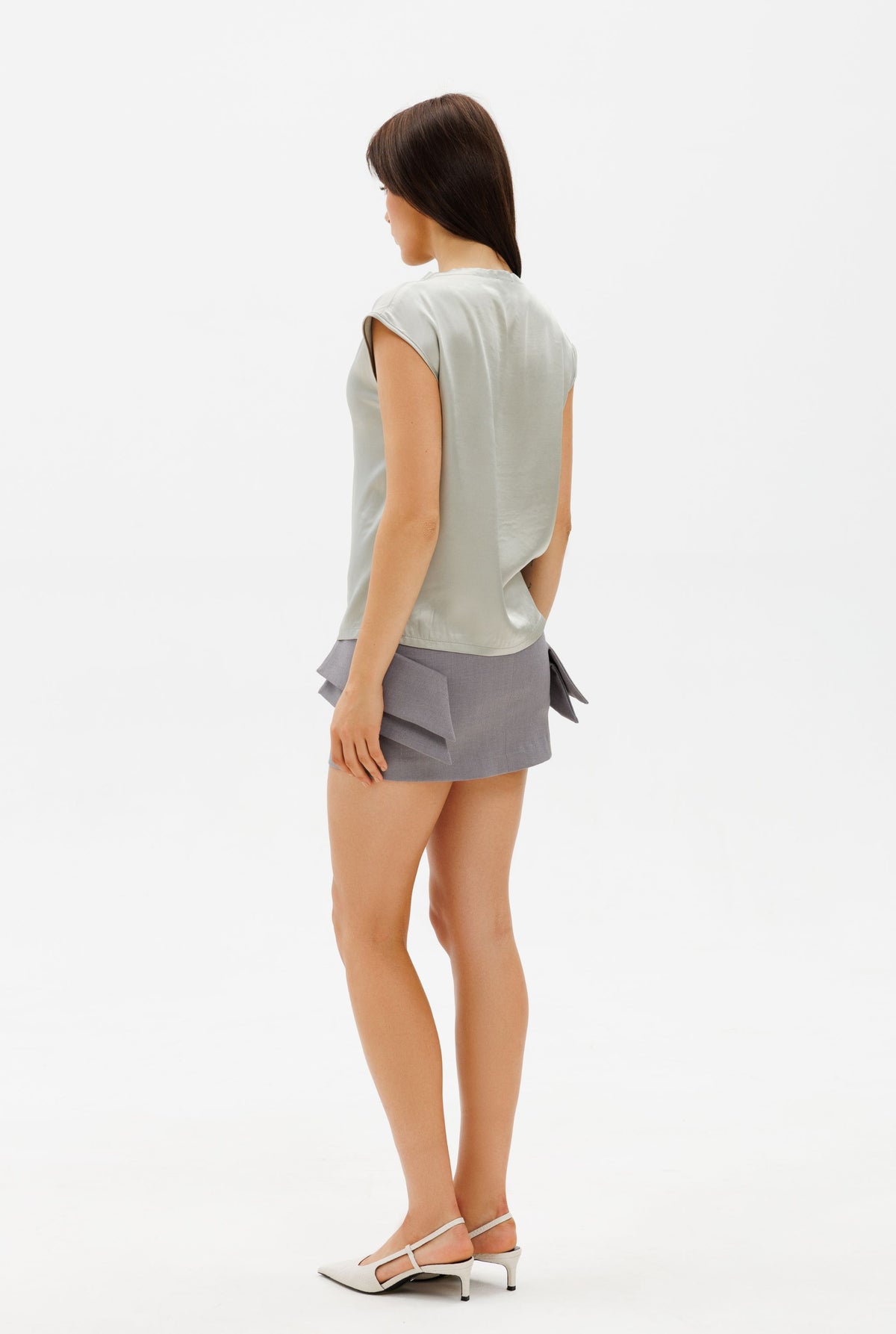 DAR ANN STUDIO - OCEAN Top | Pistachio  , buy at DOORS NYC