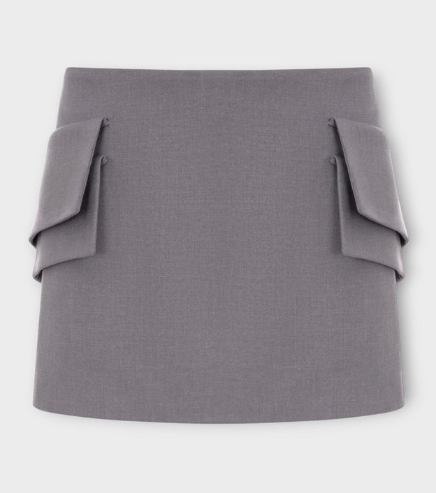 NO DRAMA Skort | Gray