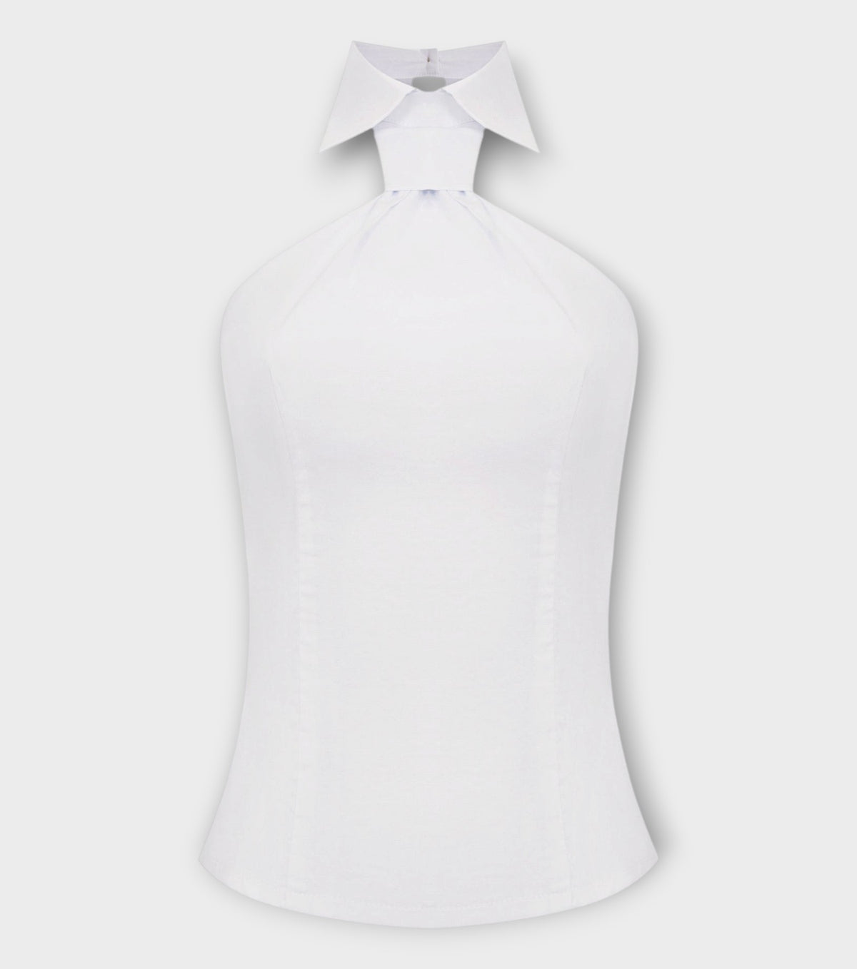 White TIE Top