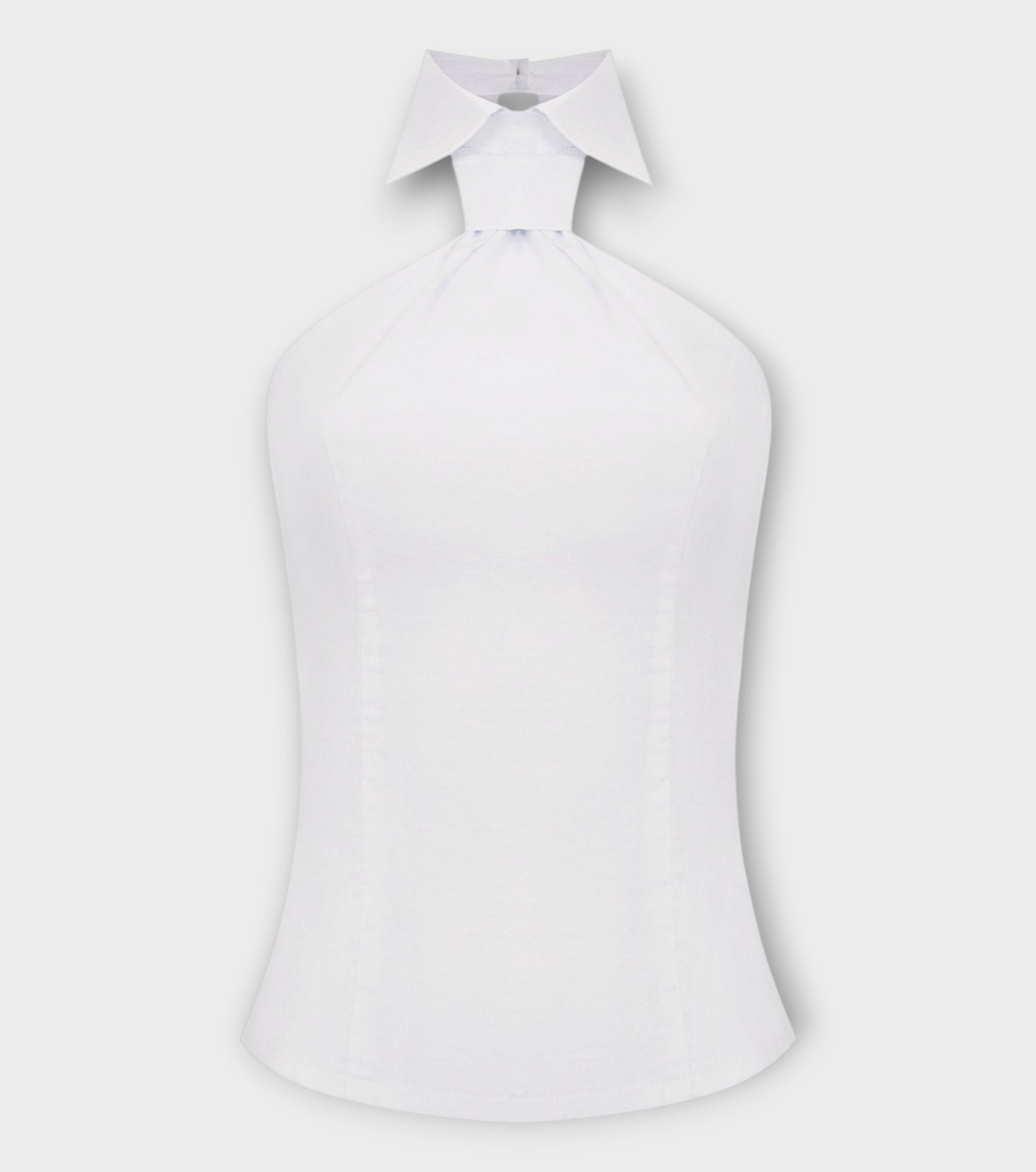 White TIE Top
