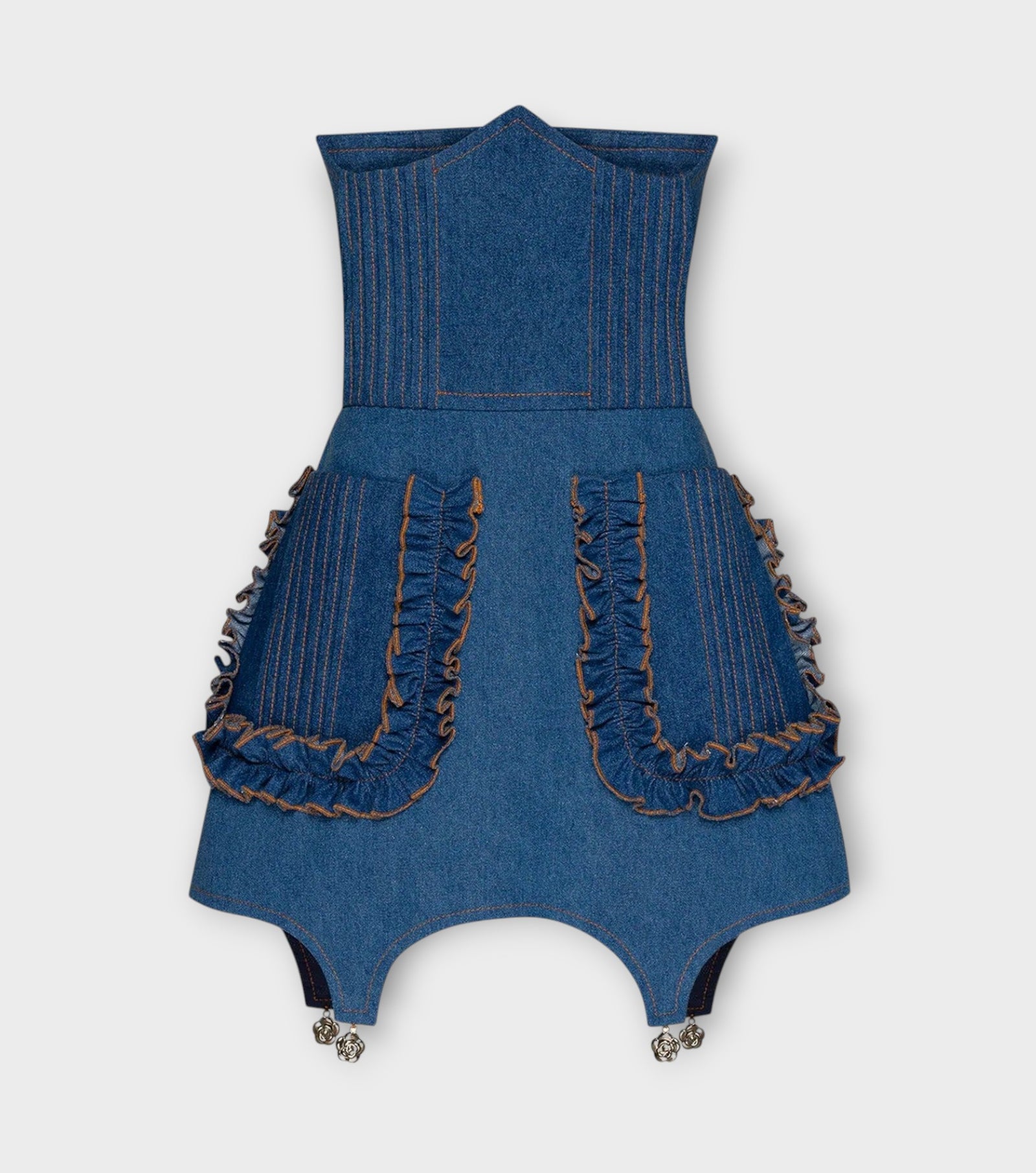 Denim Corset Skirt