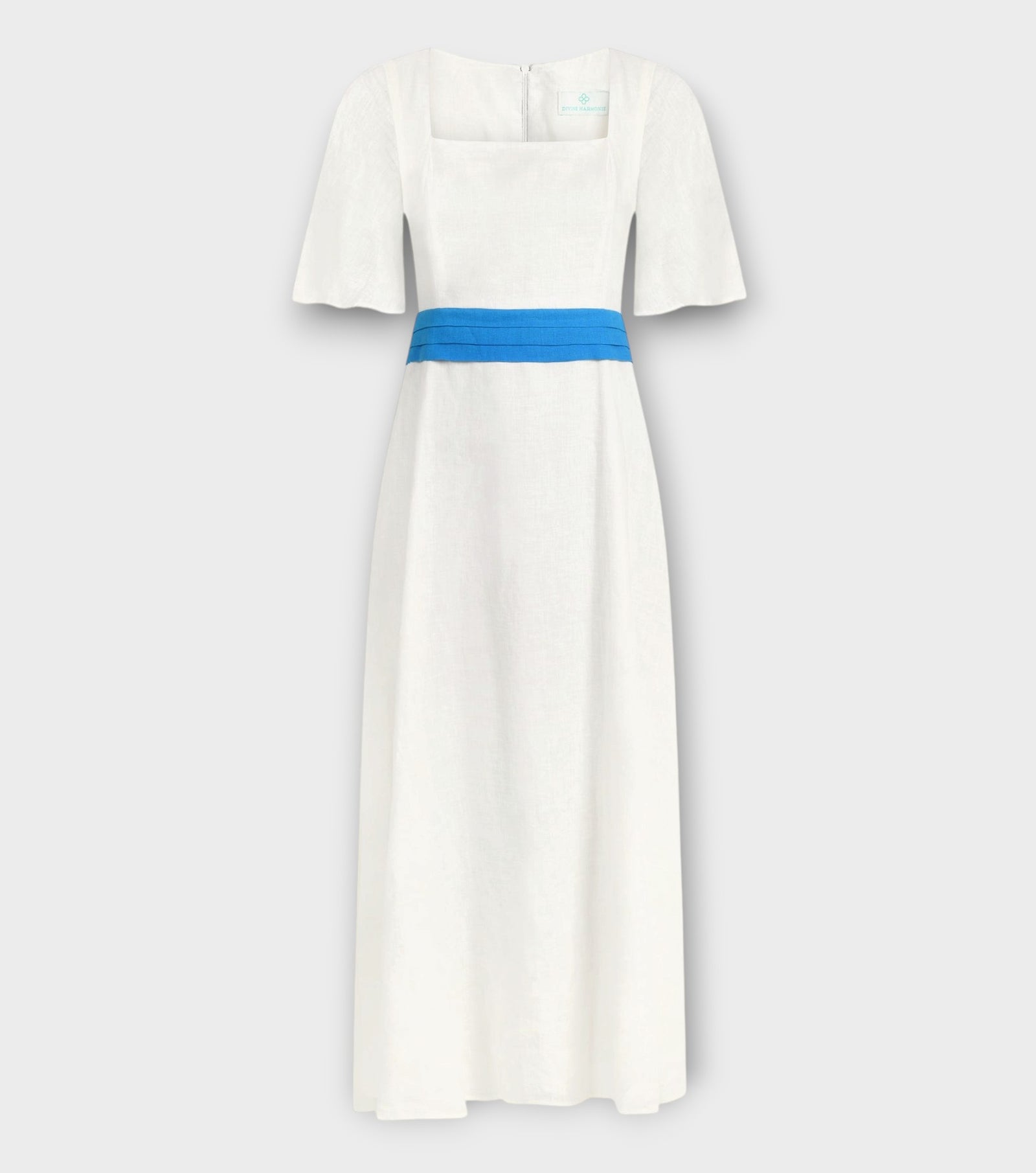 Divine Water Linen Maxi Dress