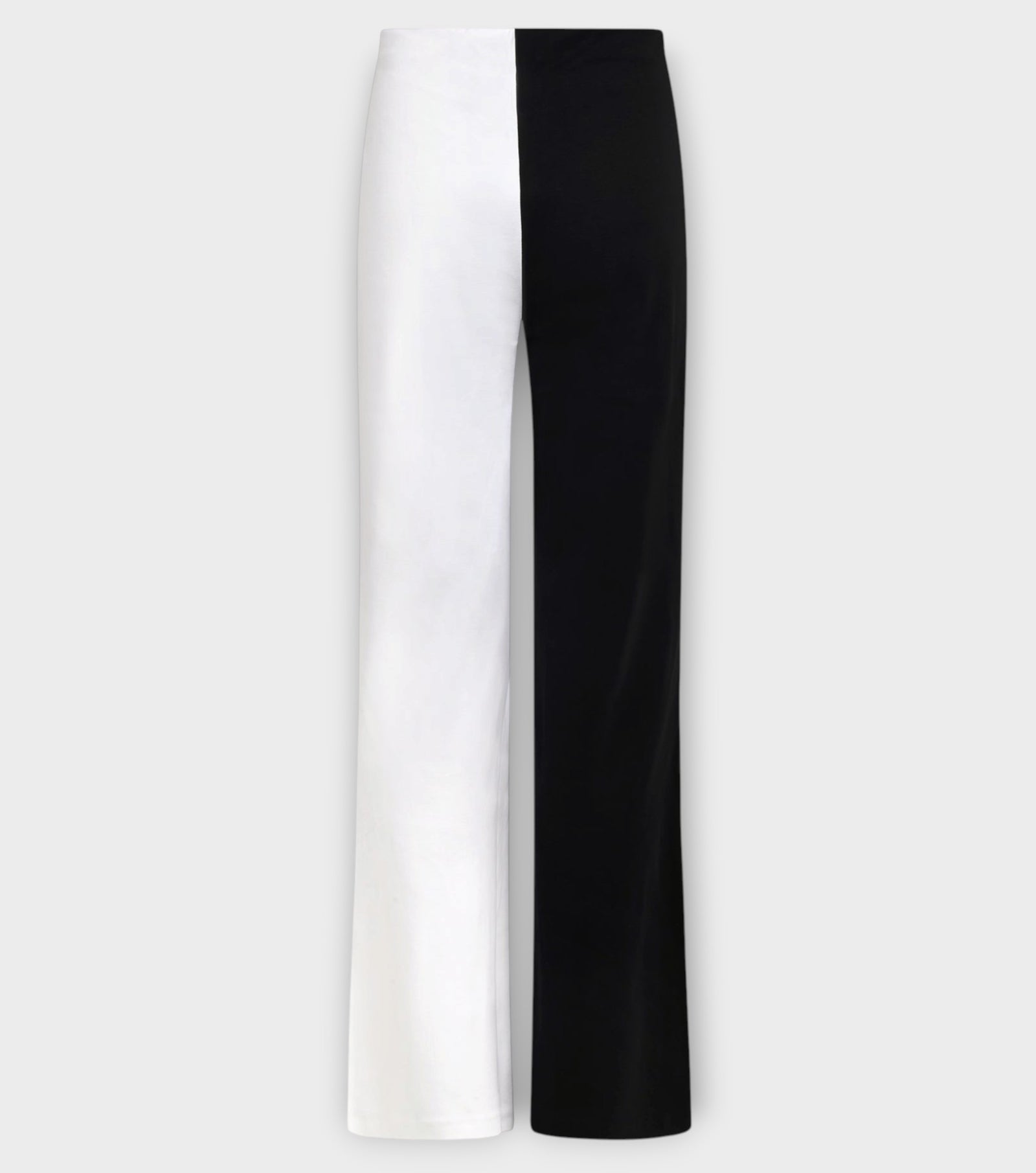 Yin & Yang Two-Tone Wide-Leg Pants