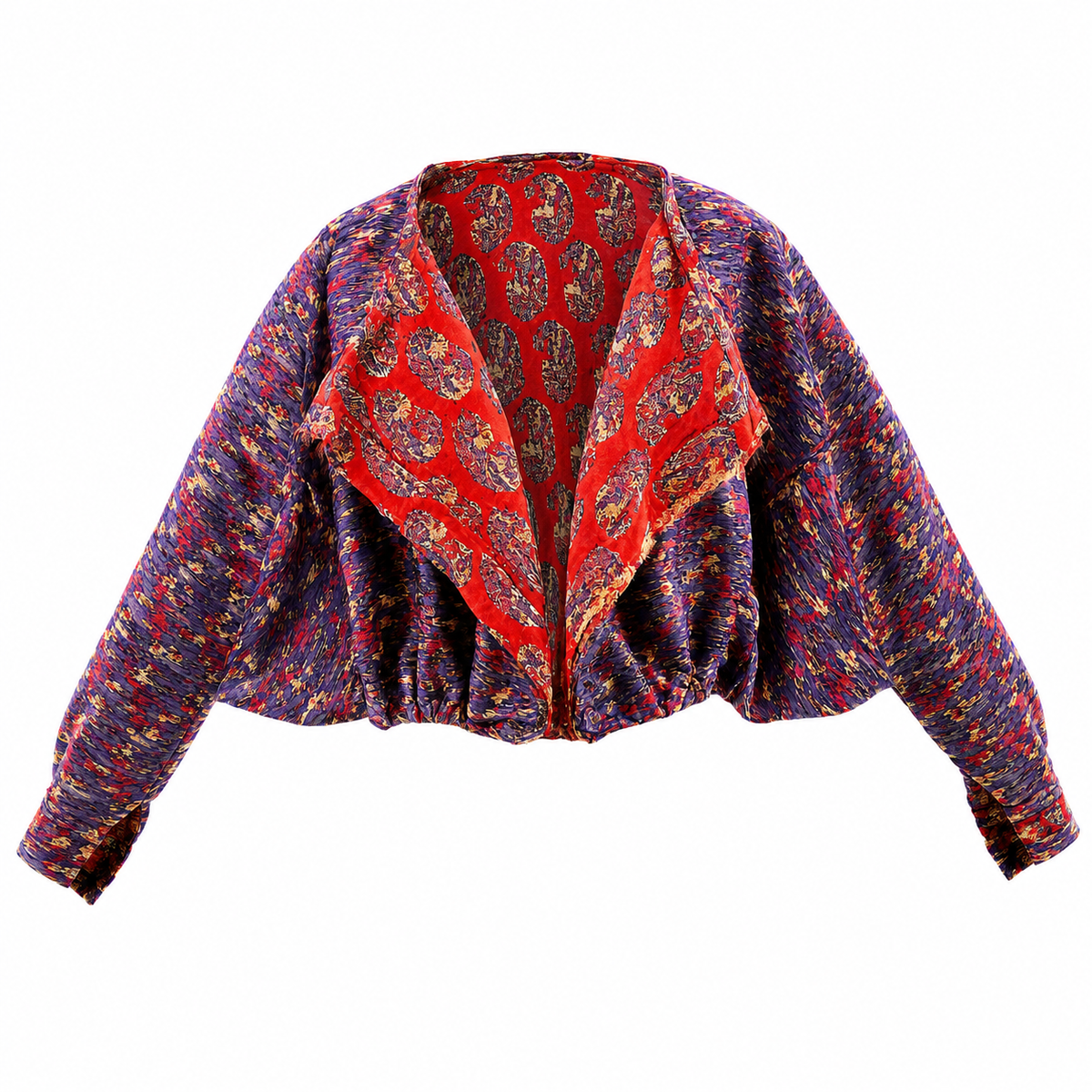Termeh Volumed Bomber Jacket