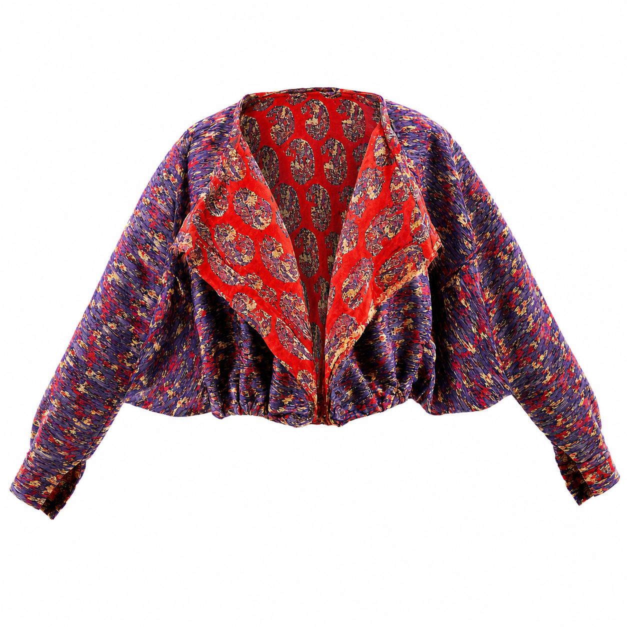 Termeh Volumed Bomber Jacket