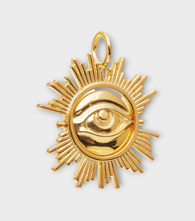 Eye Flip Pendant | Gold