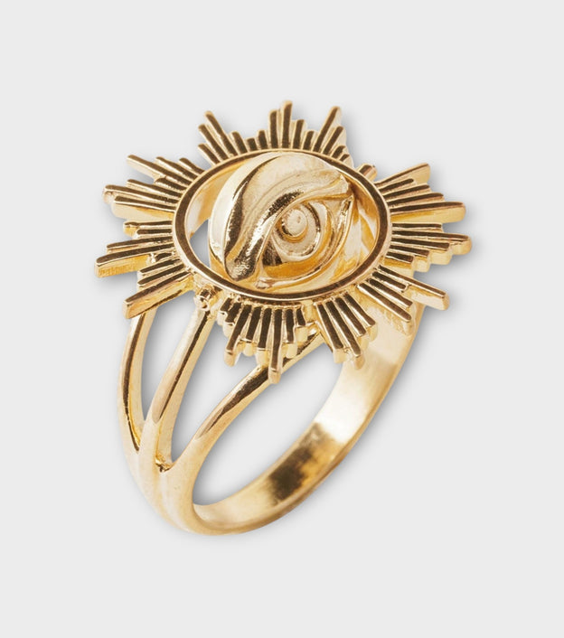 Eye Flip Ring | Gold