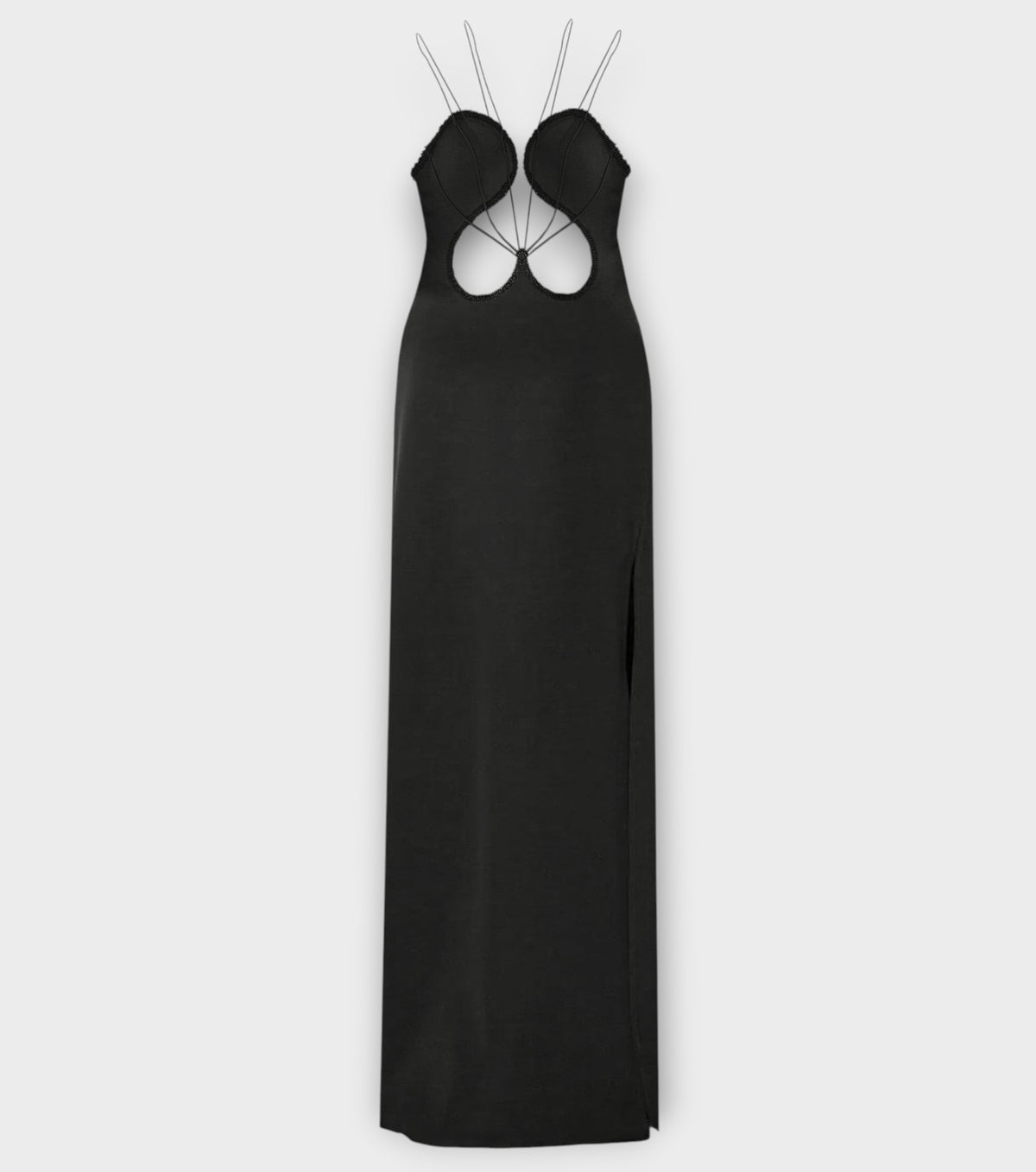 Black Heart Maxi Dress