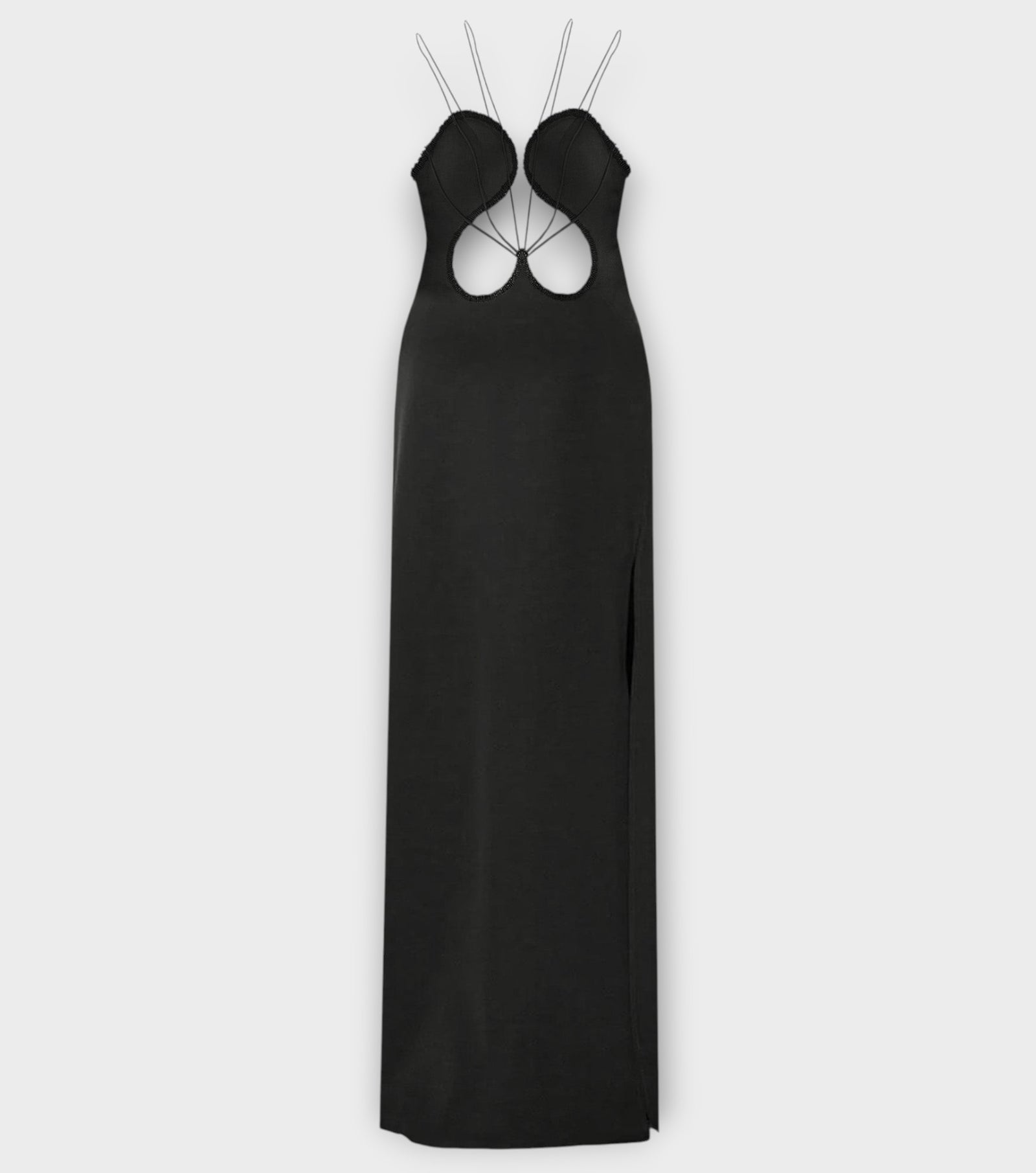 Black Heart Maxi Dress