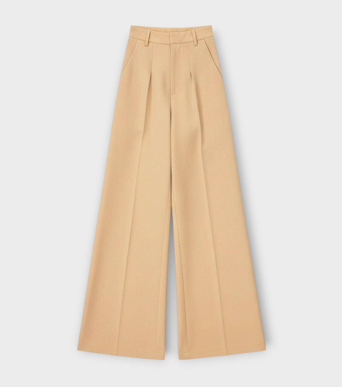 Flared Trousers | Beige