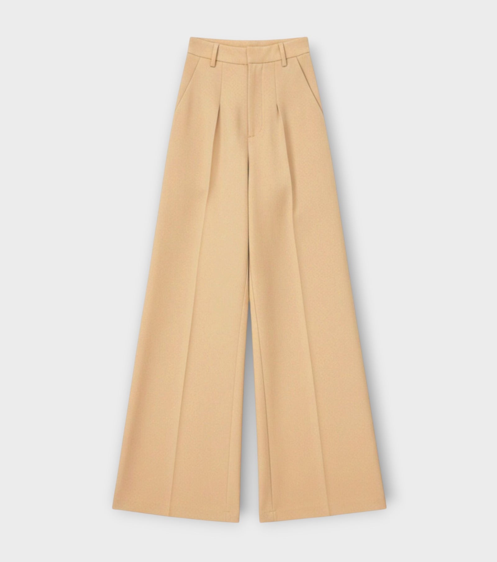 Flared Trousers | Beige