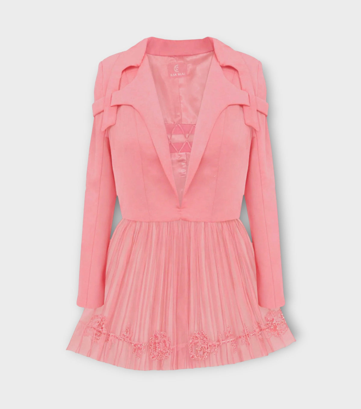 Peplum Style Jacket | Pink