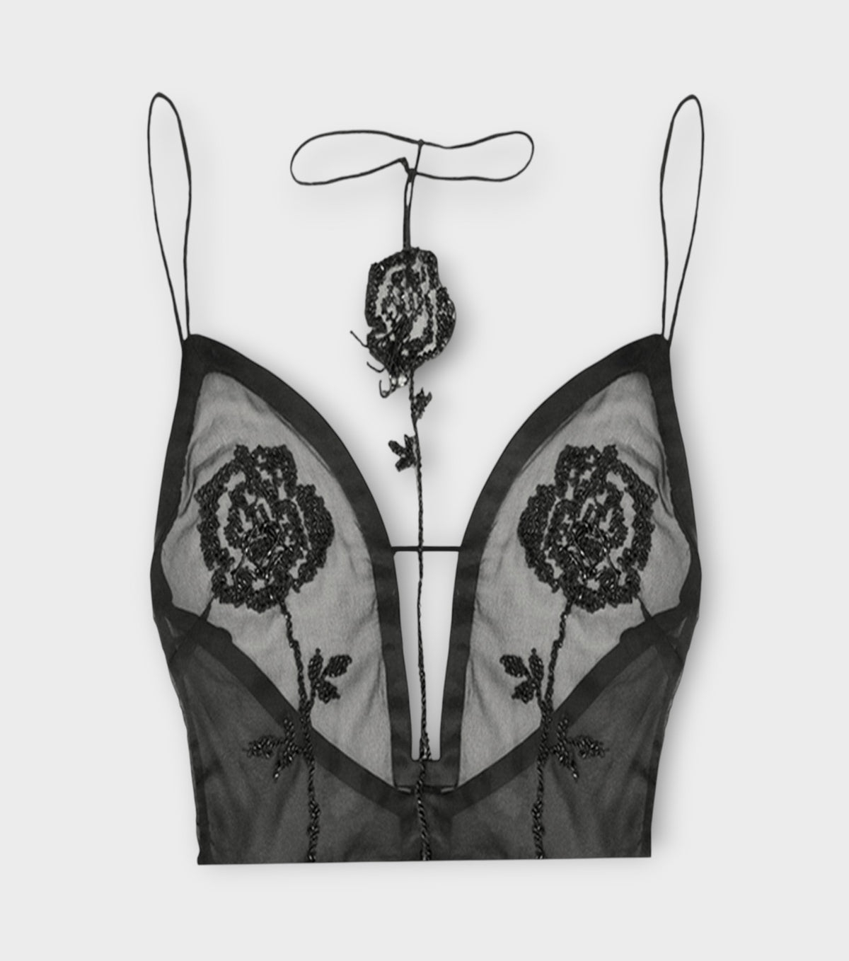 Rose Sheer Top