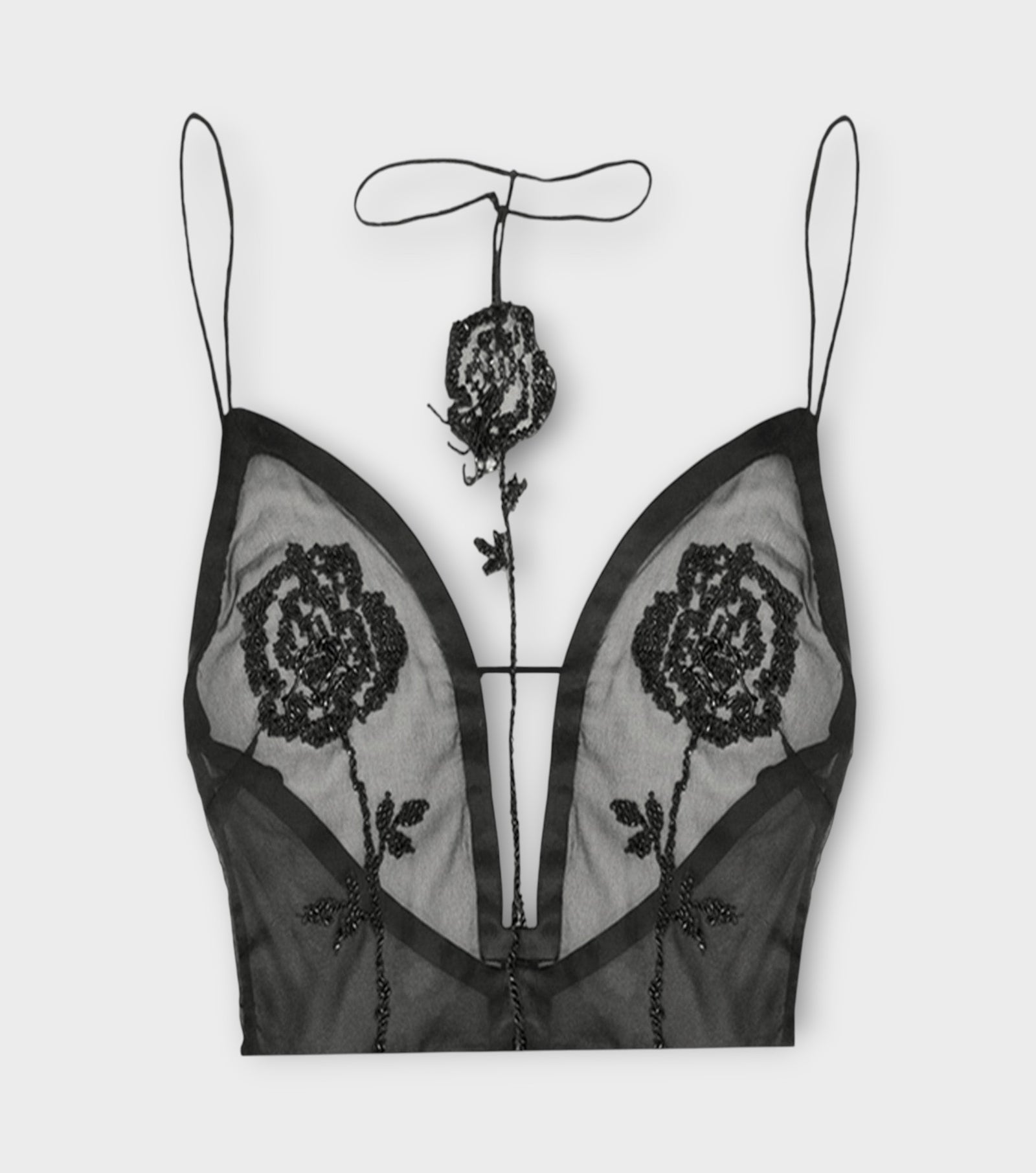 Rose Sheer Top