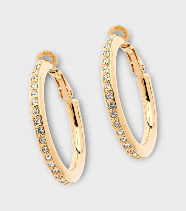 Gold Crystal Earrings