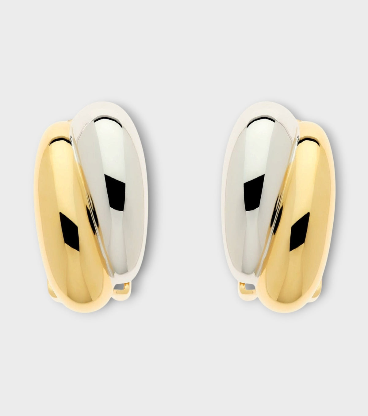 Gold Platinum Earrings