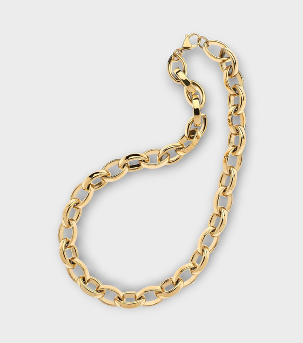 Gold Statement  Necklace