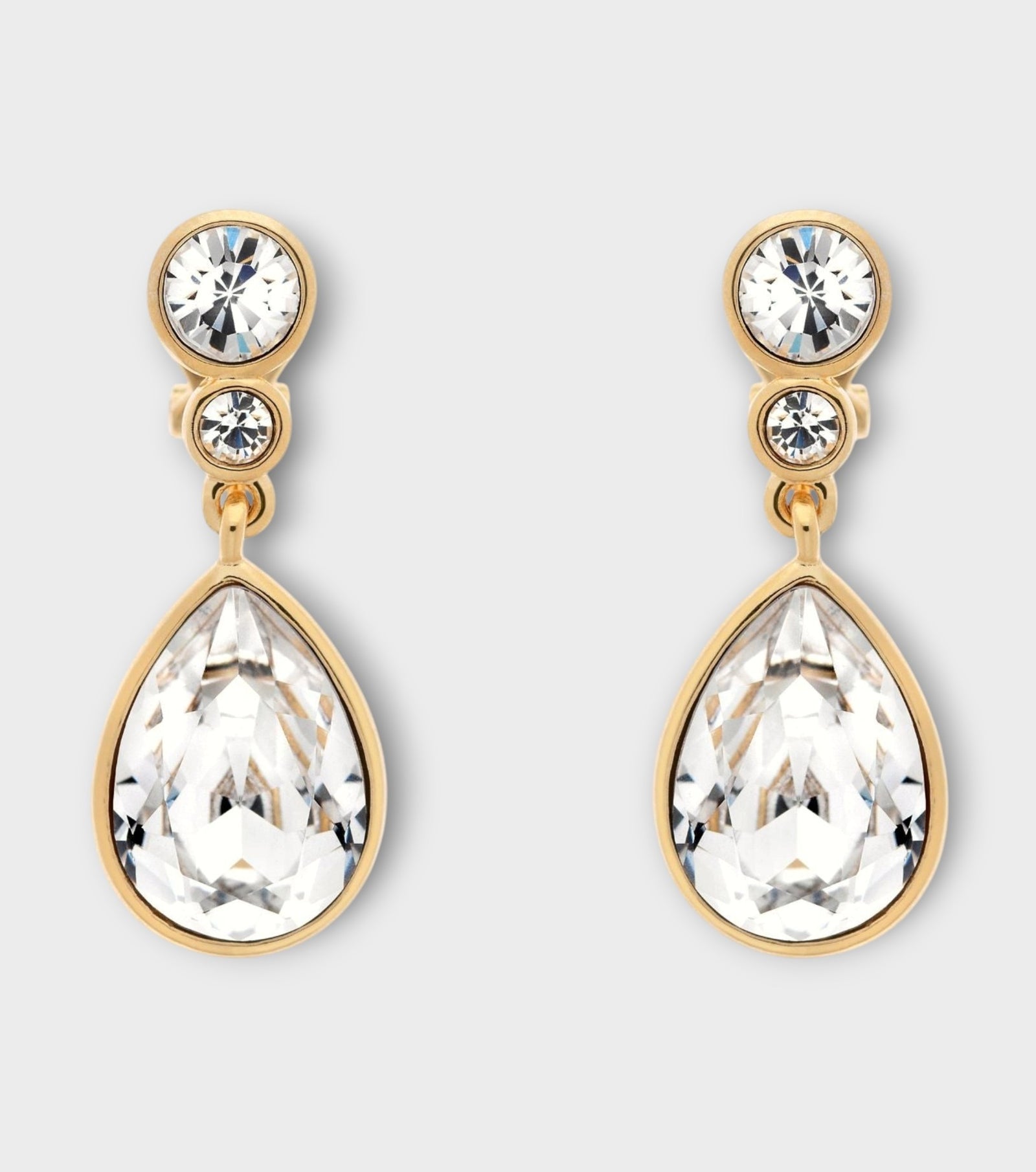 Gold Teardrop Earrings