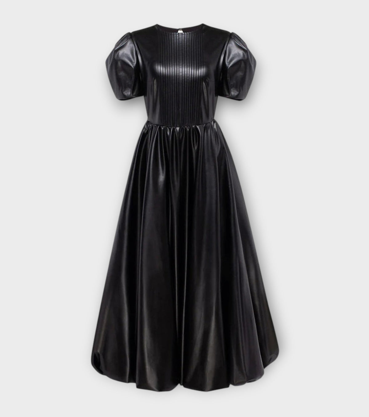 Faux Leather Maxi Dress