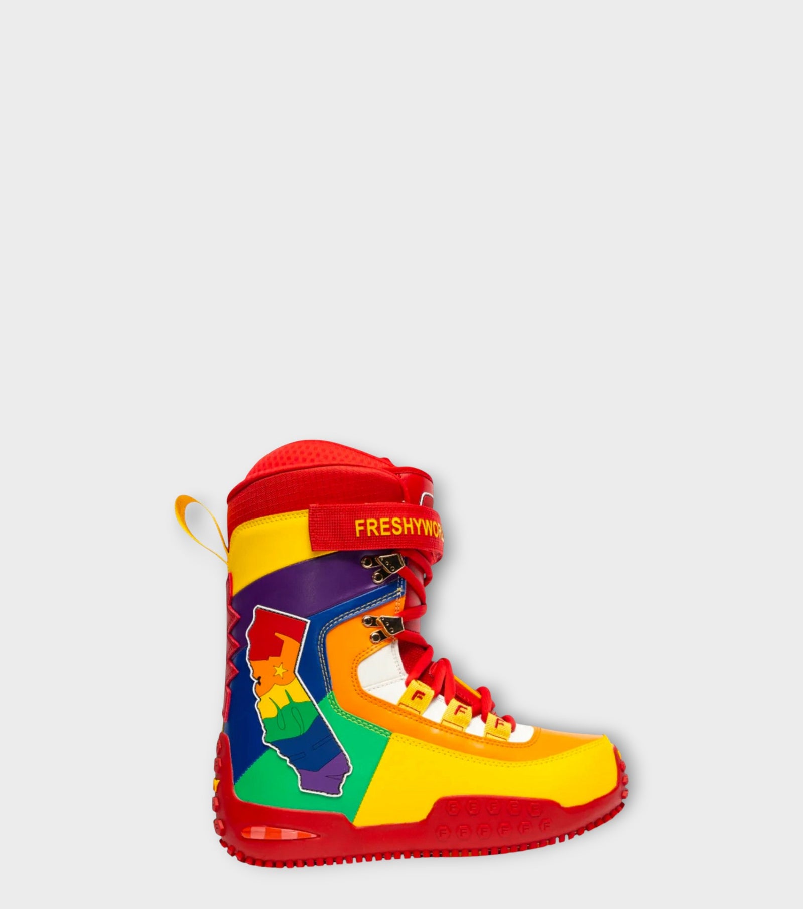 Pow Stomps Snowboard Boots Rainbow | PR Sample