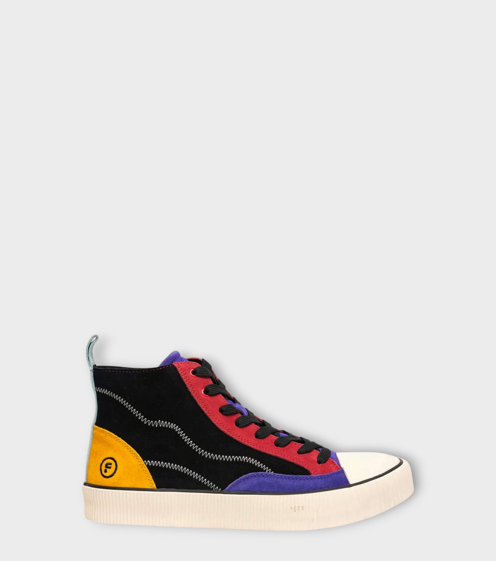 Vulcan High-Top Sneakers | Black