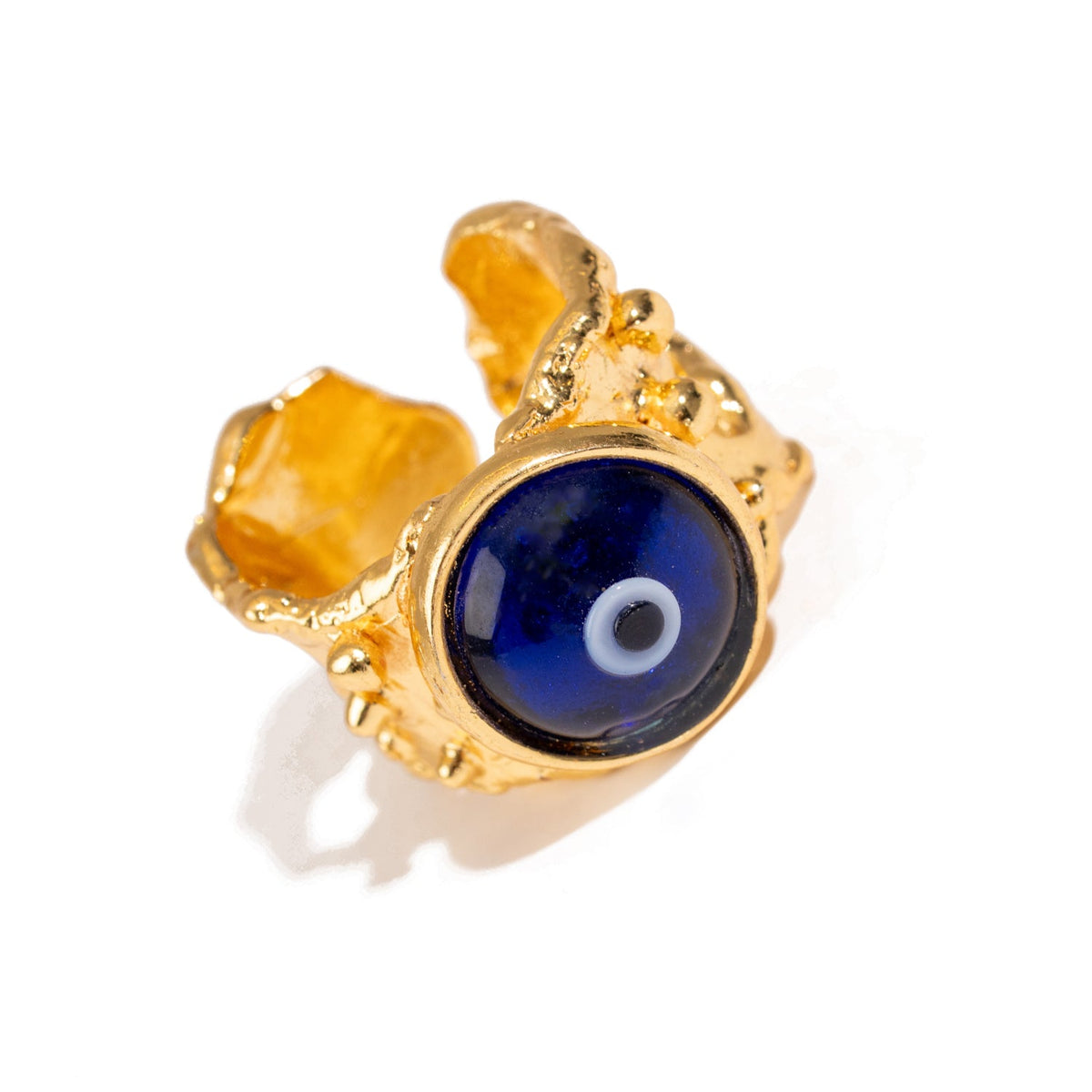 Guardian Evil Eye Adjustable Gold Ring