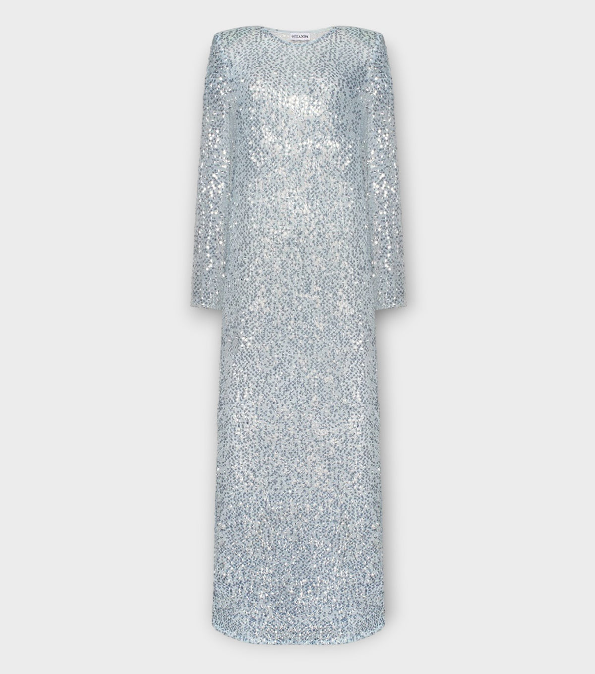 Long Sleeve Sequined Dress