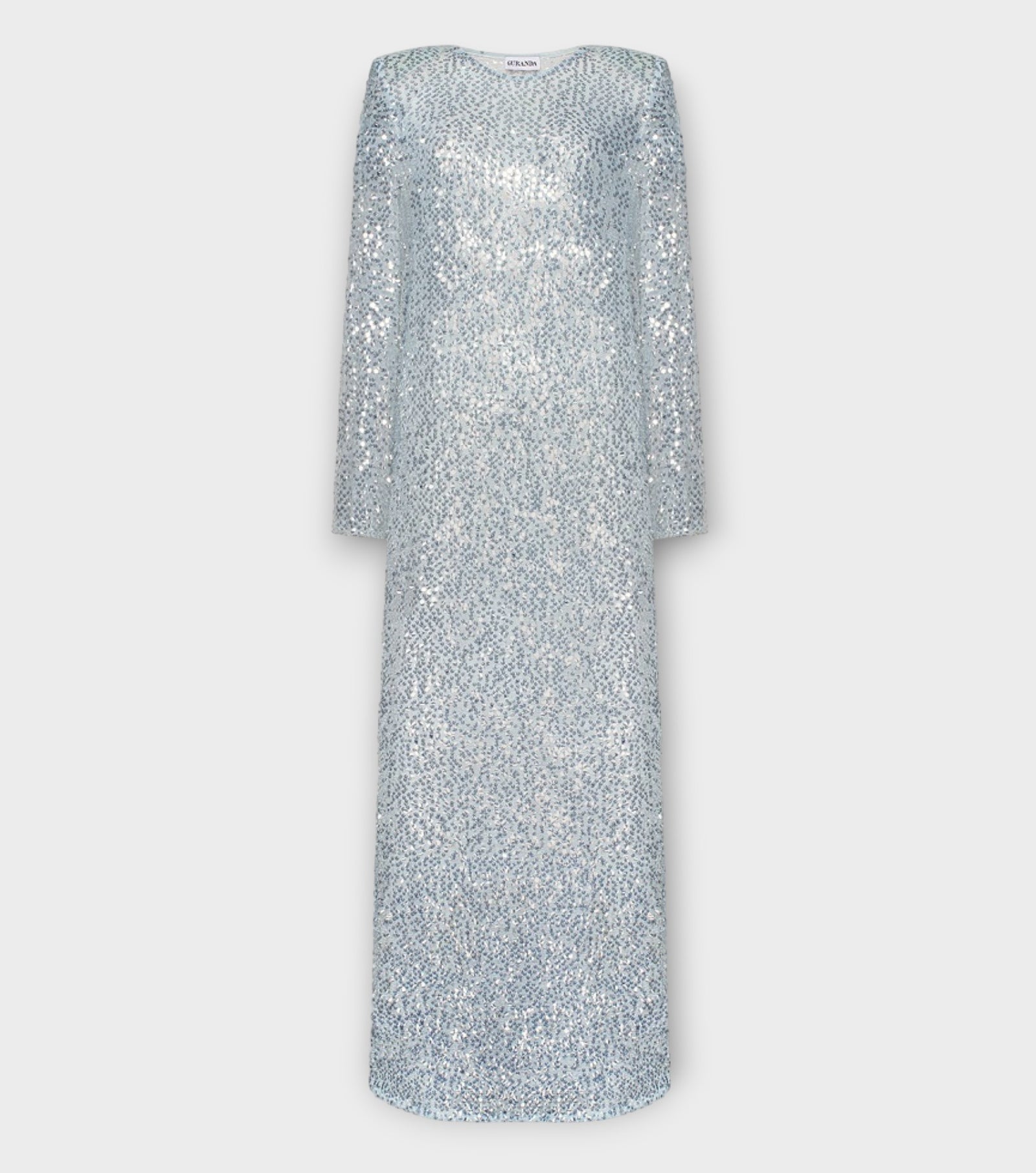 Long Sleeve Sequined Dress