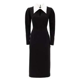 Formal Midi Dress | Black