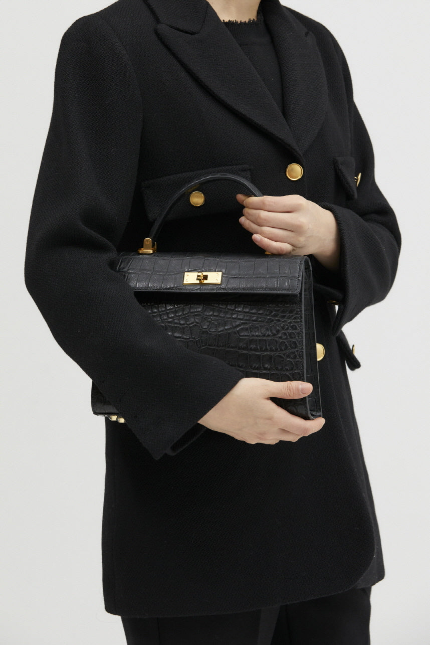 JANEPAIK SEOUL﻿ - Jade Black Croc Small, buy at DOORS NYC