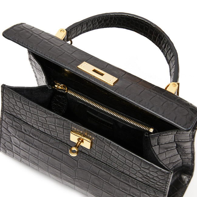 JANEPAIK SEOUL﻿ - Jade Black Croc Small, buy at DOORS NYC