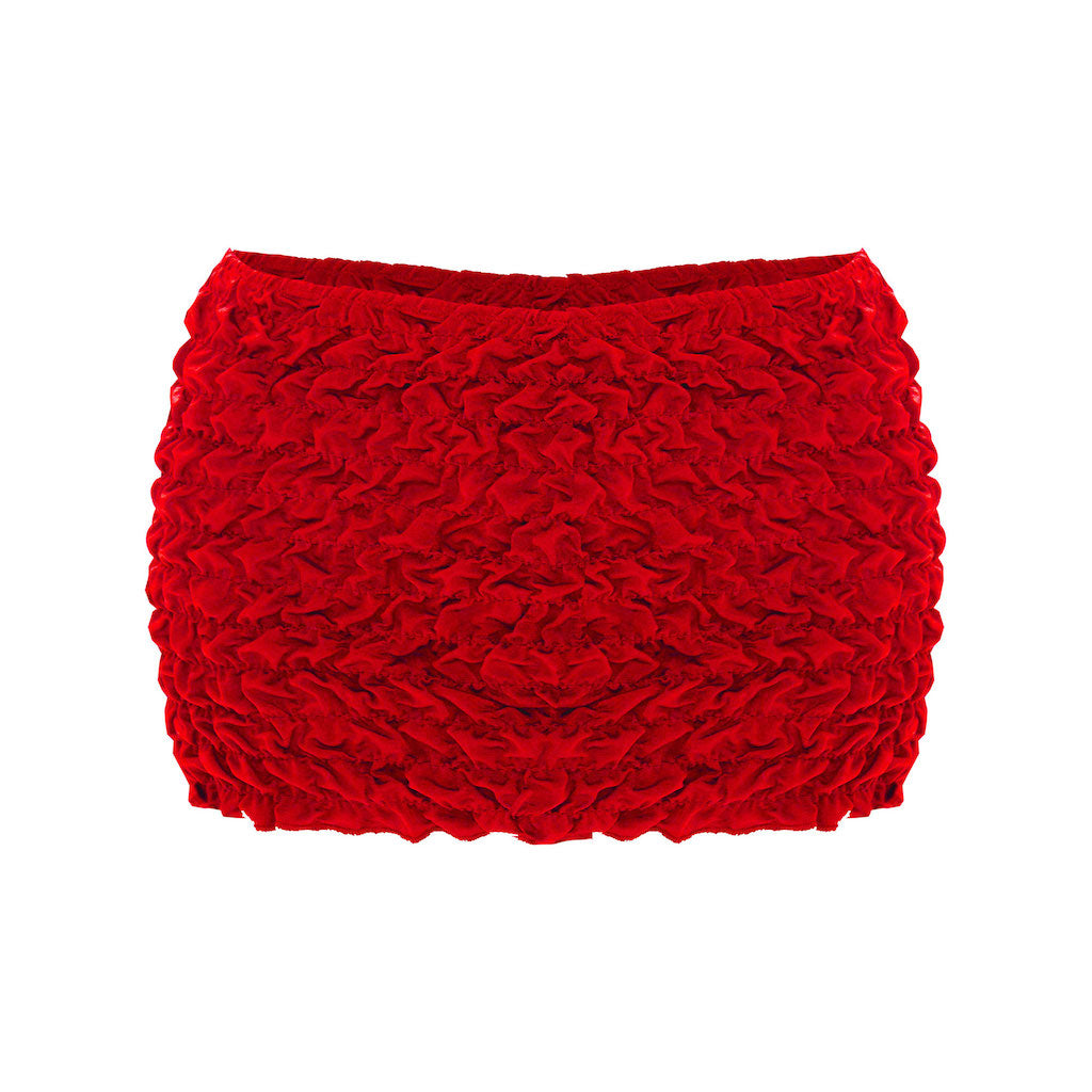 SELIA RICHWOOD - Lia Skirt | Red, buy at DOORS NYC