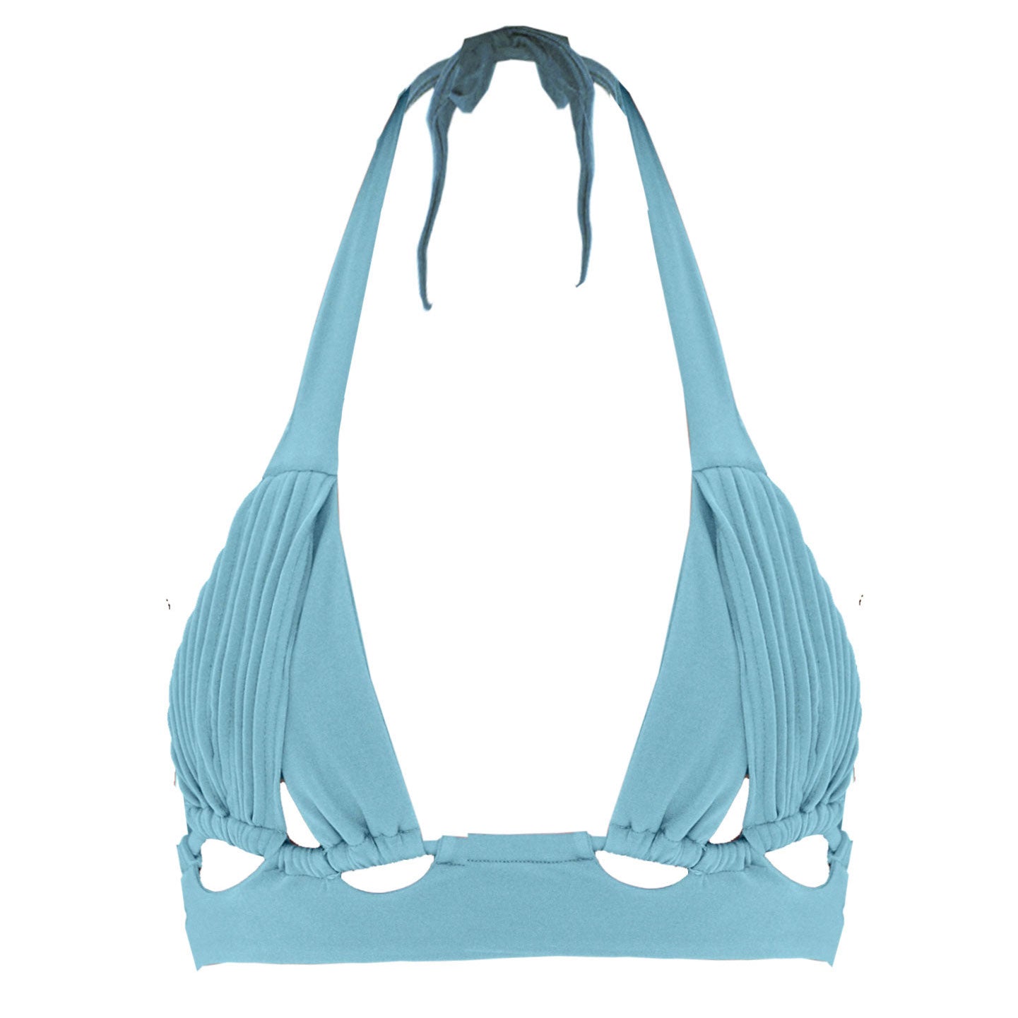 SELIA RICHWOOD - Phoebe Bikini Top | Blue , buy at DOORS NYC