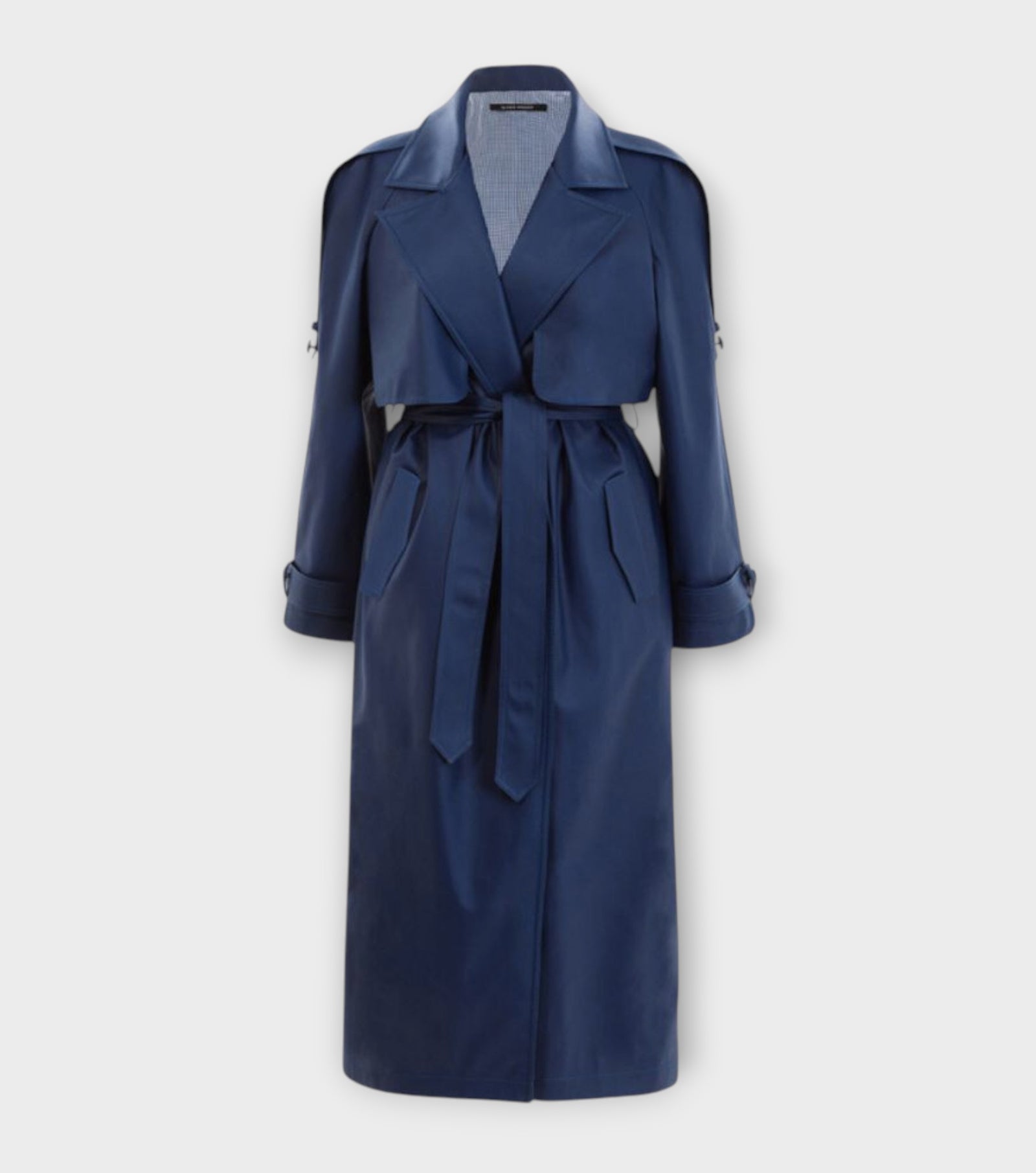 Vegan Leather Trench Coat