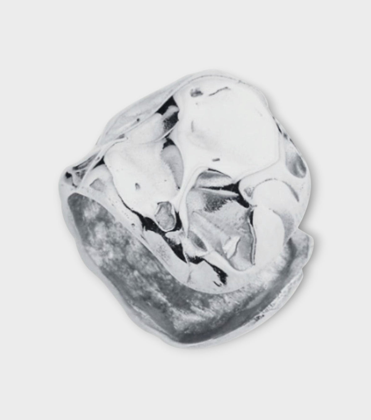 Amorphous Cartilage Earrings | Silver