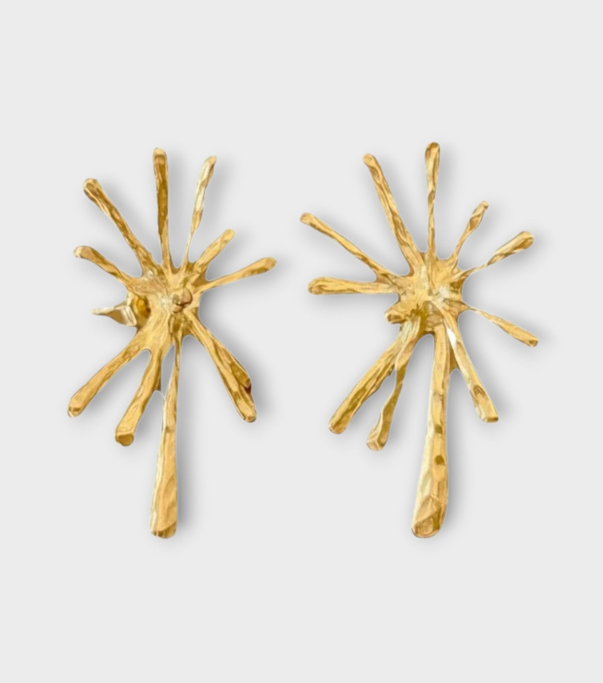Big Flow Gold Earrings | Gold
