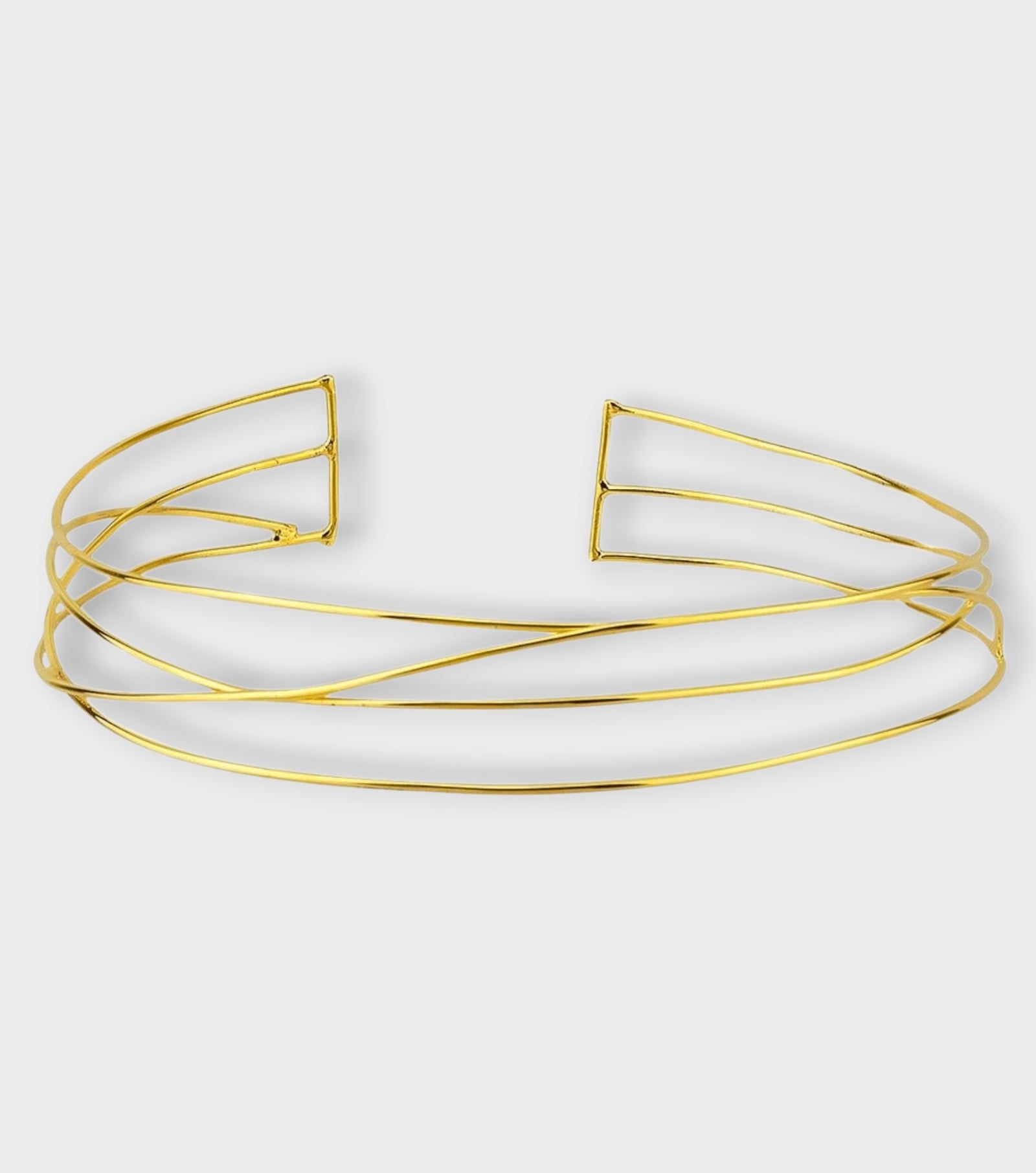 Geometric Choker | Gold