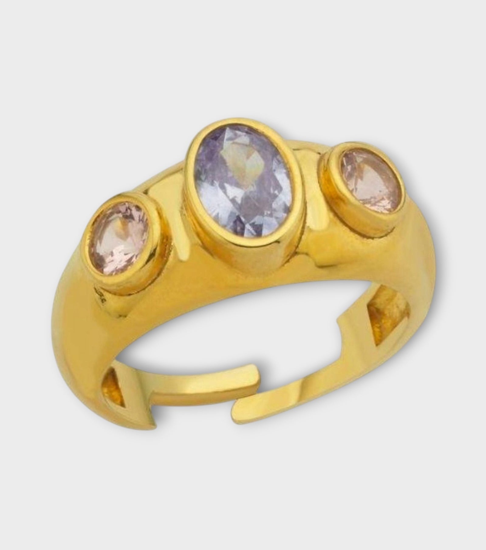 Lilac Stone Signet Ring