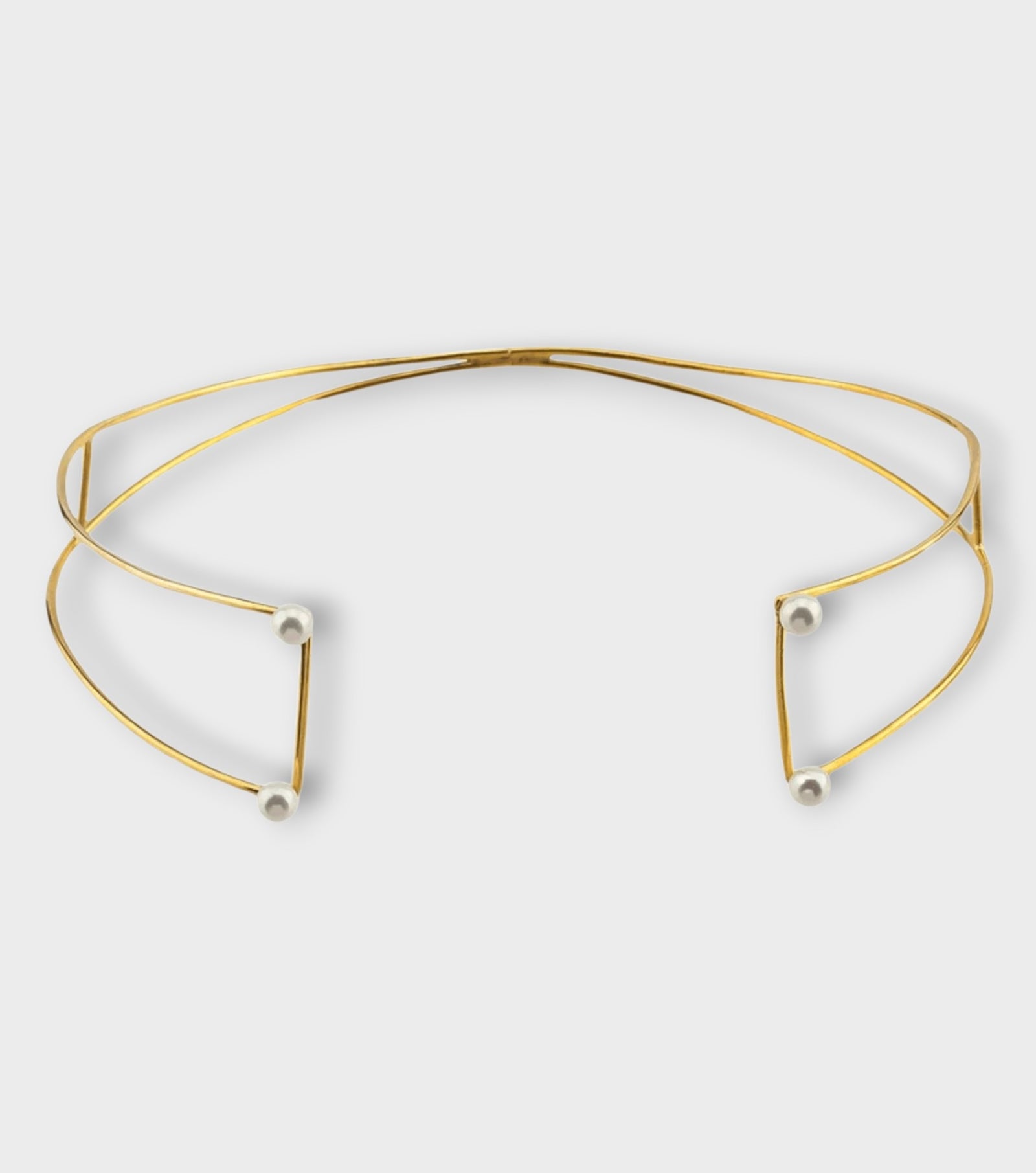 Pearl Choker | Gold