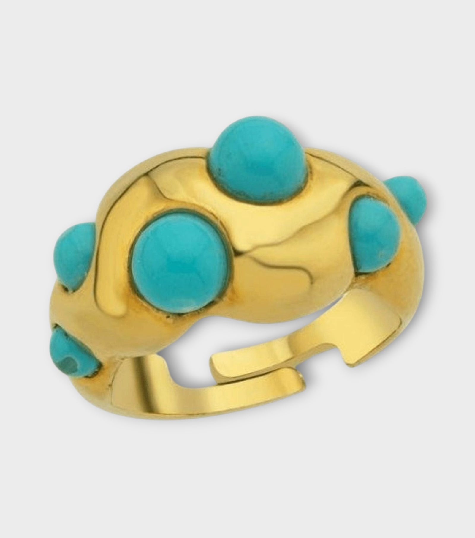 Turquoise Ring | Gold