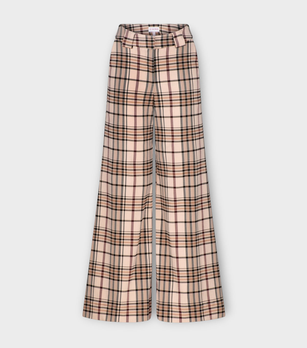 Check Maddix Wide Leg Pant | Camel Check