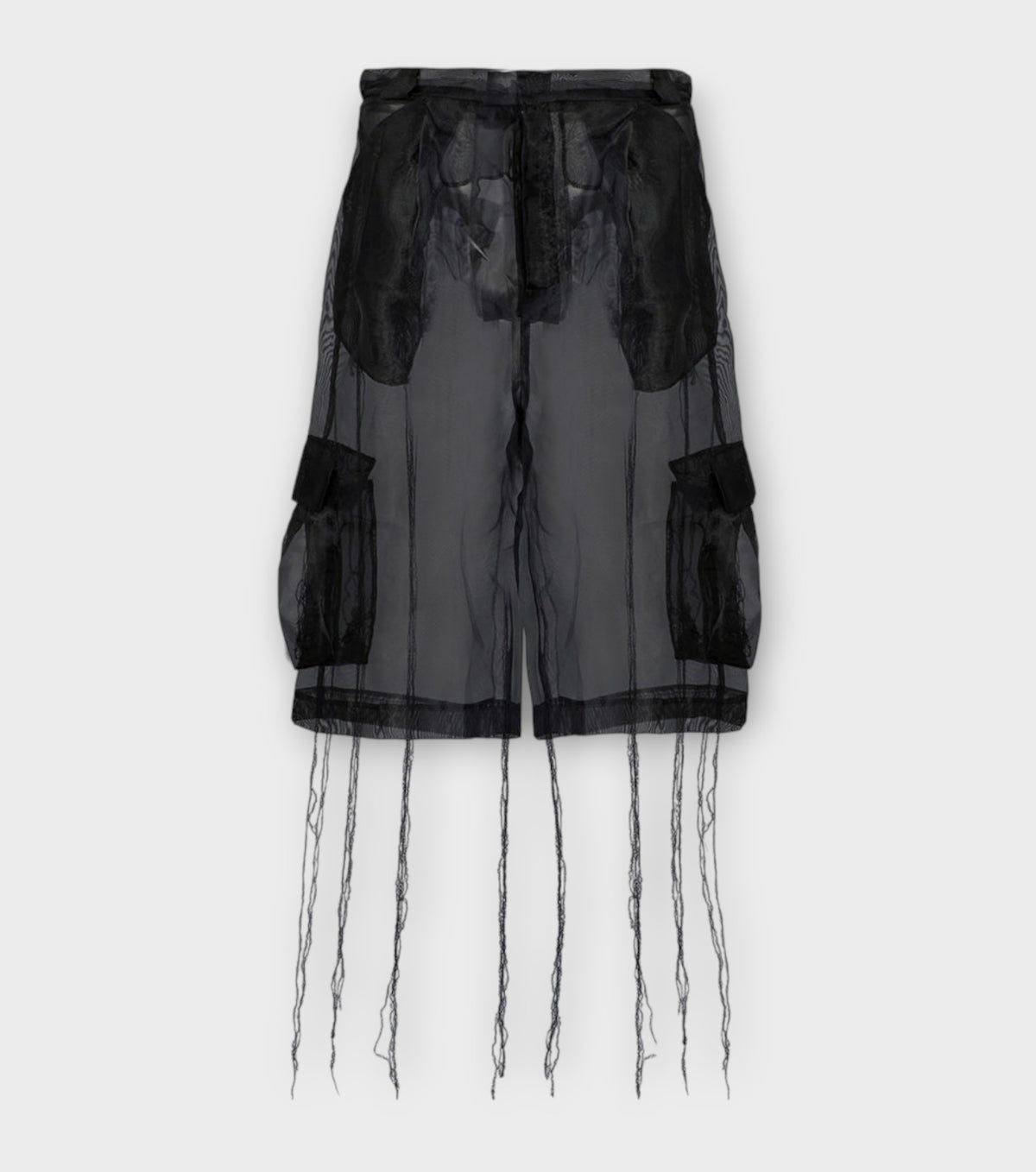 Organza Black Shorts