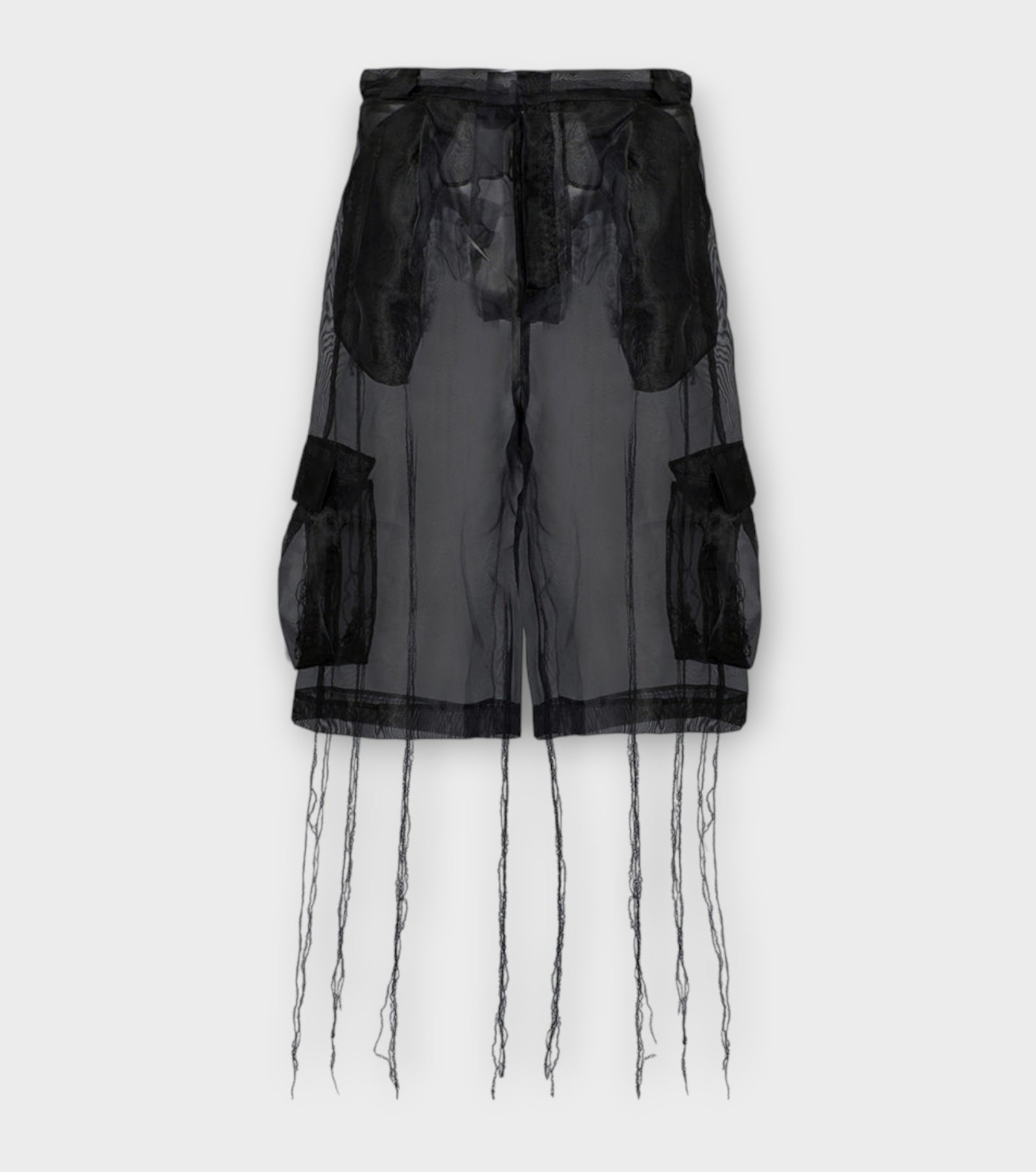 Organza Black Shorts