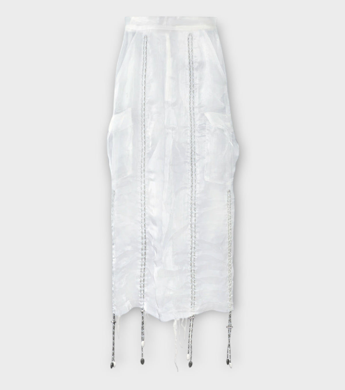 Organza White Skirt