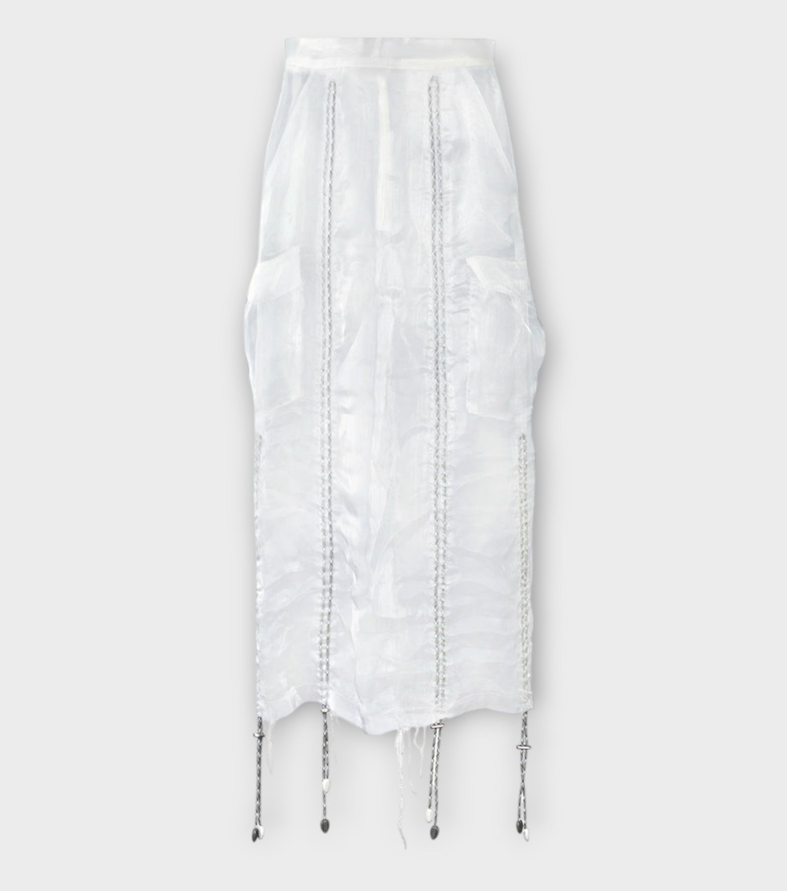 Organza White Skirt