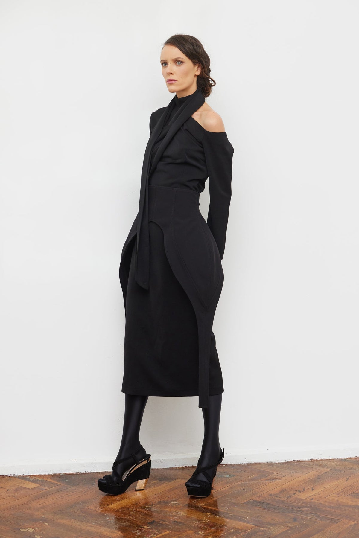 Black Waist Corset | Black