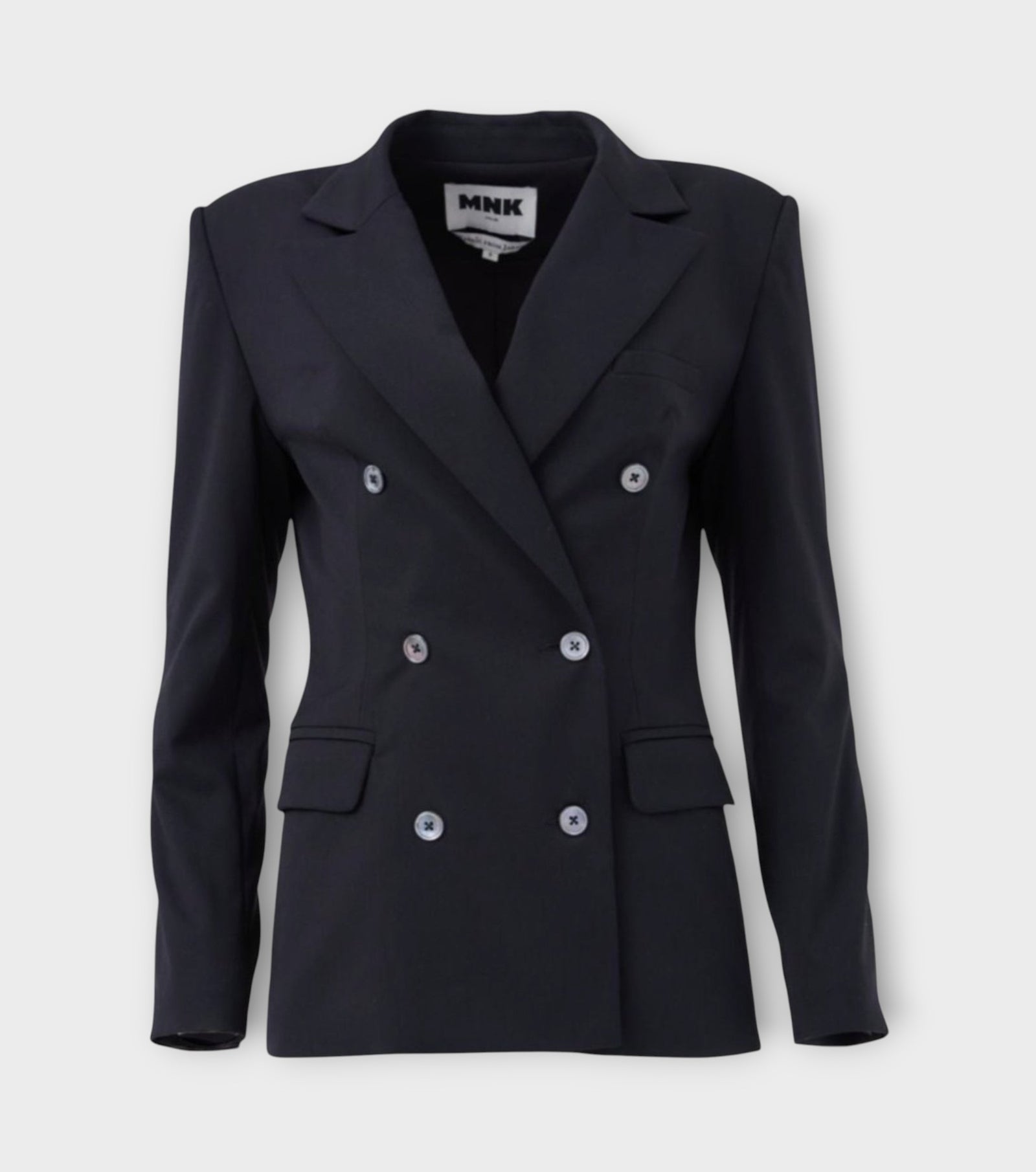 Doubled-Breasted Blazer | Black